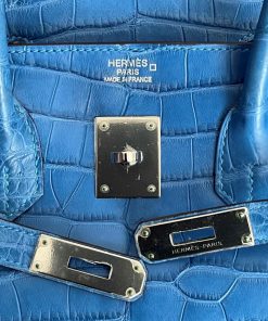 Alternative view of Hermes Birkin 35 Mykonos Matte Alligator